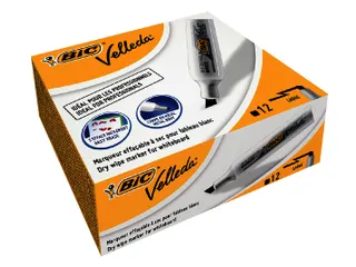 Viltstift Bic Velleda 1781 whiteboard schuin large zwart - 2