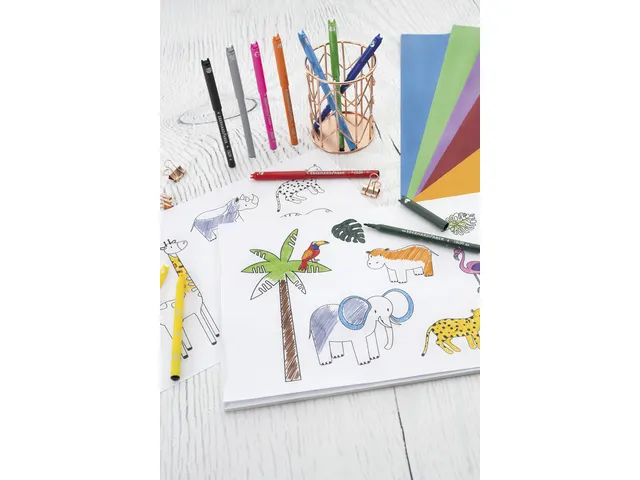 Viltstift Eberhard Faber Animal assorti etui à 12st.