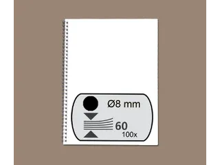 Draadrug Fellowes 8mm 34-rings A4 Zwart 100 Stuks - 1
