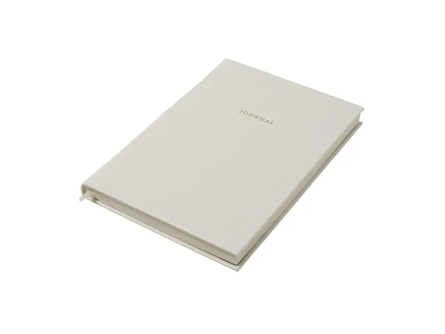 Carnet de notes Èccolo White Saffiano ligne env.15x20cm 80g 256 pages