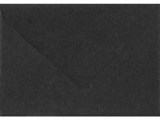 Envelop C6 Kangaro 10 stuks zwart 120 grams papier | EnveloppenStore.nl