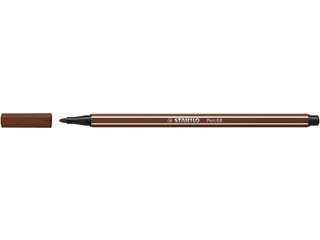 Viltstift STABILO Pen 68/45 medium bruin - 6