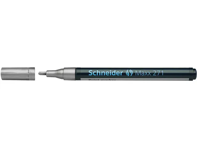 Lakmarker Schneider Maxx 271 1-2mm Zilver