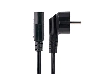 Stroomkabel 1 Meter 18AWG, EU Schuko naar C13 Voedingskabel - 2