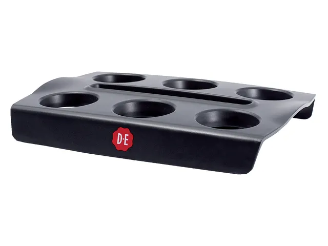 Bekerplateau Douwe Egberts voor 6 bekers zwart