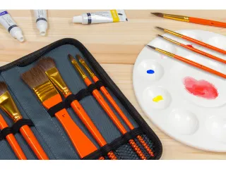 Palet Kangaro dia 17cm , Kunststof wit - 6