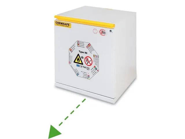 Lage veiligheidskast 90 min lade CSF605C 620x495x520mm