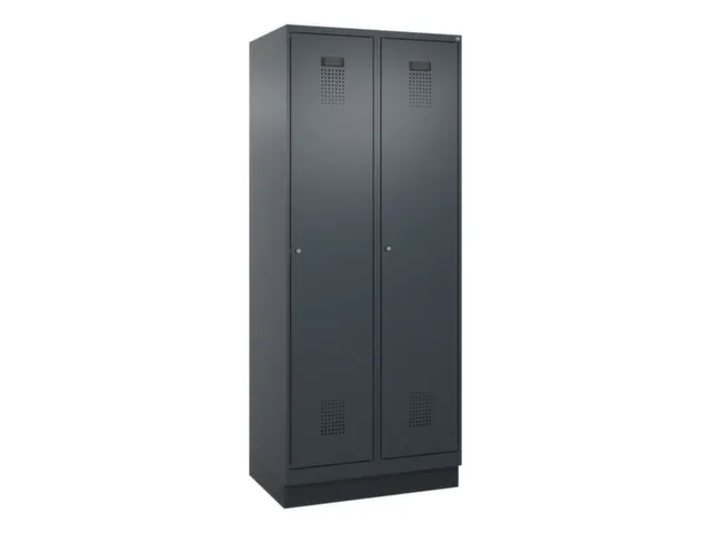 locker voor scheiding van kleding,HxBxD 1950x800x500mm,2vak