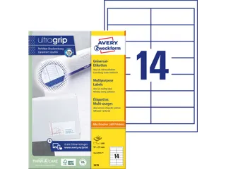 Etiket Avery 3678 97x37mm wit 1400 stuks - 5