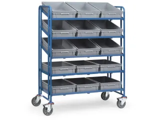 Eurobakken wagen 1399 - met 15 bakken 1399 - 1