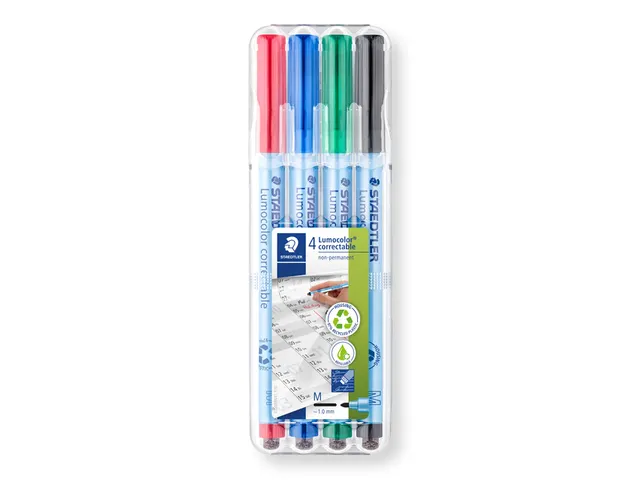 Feutre Staedtler Lumocolor 305 Correctable non permanent M set 4 pièc