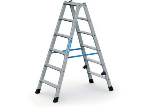 Boktrap Aluminium L 1 37M 2X6Treden Dubbelzijdig