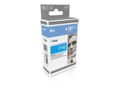 Astar Brother LC1240C MFCJ Inkt Cyaan Rebuilt 600 Pagina's 7.1ml