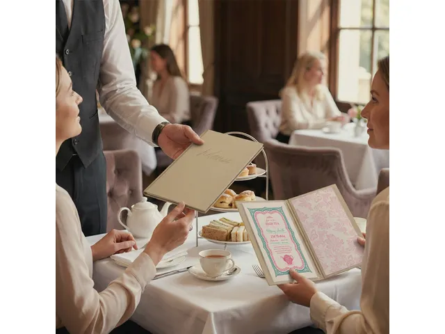 Porte-menu Securit Signature A5 sable