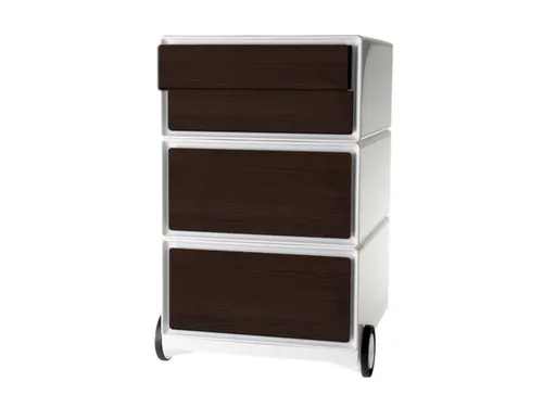 mobiel ladeblok,HxBxD 642x390x436mm,4lade(n),romp wit,front zijwand