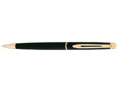 Balpen Waterman Hémisphère Matt Black GT Medium Blauwe inkt