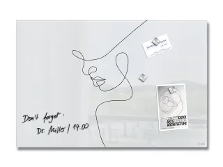 Glas Magneetbord Sigel Artverum Line Art 60x40cm - 1