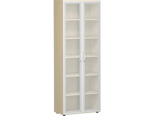 kantoorkast,HxBxD 2160x800x420mm,5xhouten vloer,6ordnerhoogte