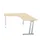 bureau in vrije vorm,HxBxD 740x1400x1400mm,vrije vorm,NE-esdoorn