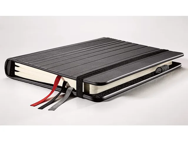 Business Organiseur Conceptum Flex simili cuir, A4, noir avec cahier l