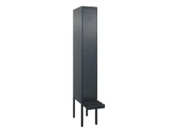 locker met bank,HxBxD 2120x300x815mm,1vak,vak B 300mm,cil.-slot