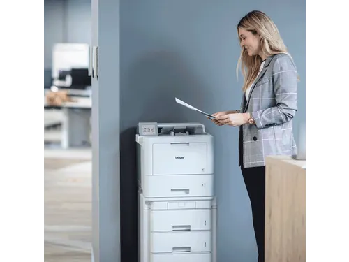 Zakelijke A4 kleurenlaserprinter met geavanceerde papieropties en inge