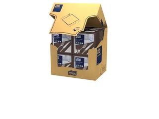 Tork 477774 Soft Dinnerservet Advanced Bruin 39x39cm - 3