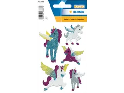 Etiket Herma 6667 Eenhoorn Glitters 1 vel 5 stickers