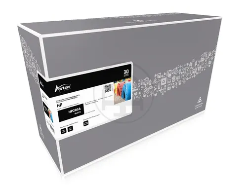 AS20214 ASTAR HP 203A CLJ PRO Cartridge zwart ST rebuilt 1400pag Chip