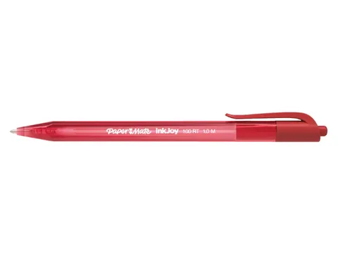 Balpen Paper Mate Inkjoy 100RT medium rood