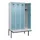 locker met bank,HxBxD 2120x1200x815mm,4vak,vak B 300mm,cilinderslot