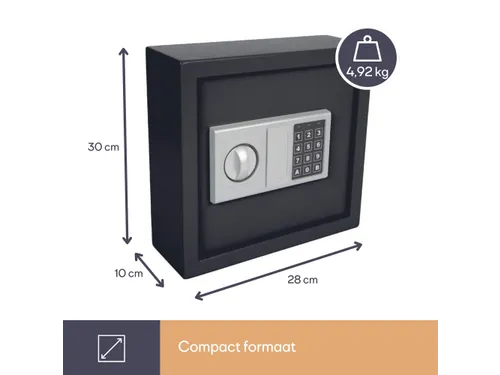 Sleutelkluis 28x30x10cm 30 Sleutels Elektronisch Cijferslot