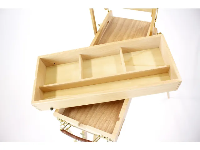 Chevalet de terrain Kangaro bois de hêtre Pour toile jusqu'à 85 cm.