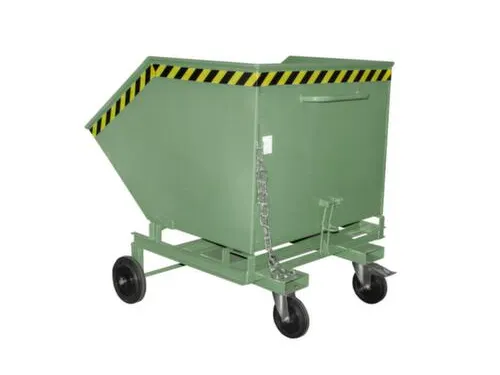 Kiepwagen,waterdicht,HxLxB 1290x1420x1340mm,1m³,draagverm. 300kg