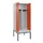 PBM-locker met bank,HxBxD 2120x800x815mm,2vak,vak B 400mm