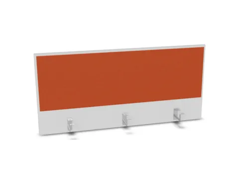 opzetpaneel,v. bureau,aanbouw achter,B 1200mm,Bl-wit,BN3012-oranje