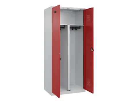 PBM-locker,HxBxD 1850x800x500mm,2vak,vak B 400mm,draaigrendel