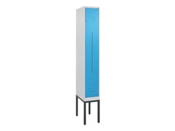 Z-garderobekast,HxBxD 2120x300x500mm,vak B 150/300mm,cil.-slot