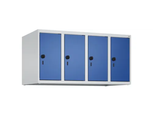 opzetkast,v. locker,4vak.,vak B 250mm,HxBxD 500x1000x500mm,vleugeldeur