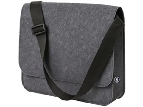 Sacoche pour ordinateur portable Messenger RPET, gris