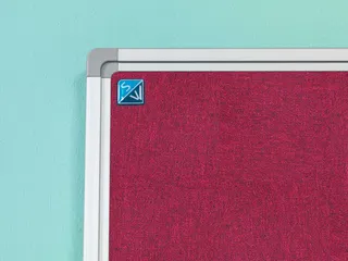 Prikbord 45x60cm Donkerroze Accent Softline Profiel 16mm - 3