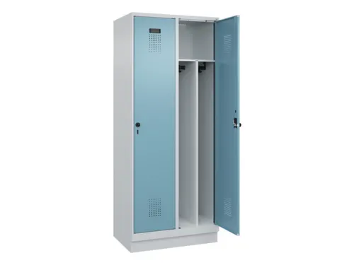 locker voor scheiding van kleding,HxBxD 1950x800x500mm,2vak