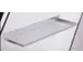 Tablette À Rebords Pour Plaques Perforées Lxp 350X125Mm Coloris Alu
