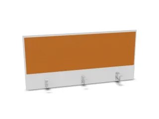 opzetpaneel,v. bureau,aanbouw achter,B 1200mm,Bl-wit,BN3005-geel - 1