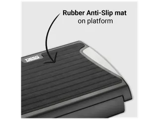 Voetensteun Anti Slipmat Verstelbaar 4 Standen Zwart Grijs - 9