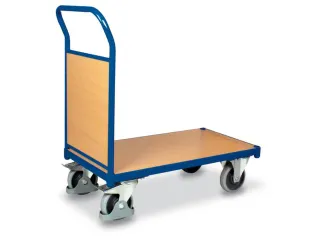 Platformwagen Laadvlak 1030x700mm 1 Kopwand Ral 5010 Beuken - 2