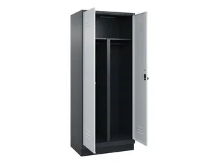 PBM-locker,HxBxD 1950x800x500mm,2vak,vak B 400mm,draaigrendel - 2