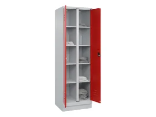 wasgoedverdeelkast,HxBxD 1950x600x500mm,vak B 300mm,draaigrendel - 3