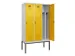 locker voor scheiding van kleding,HxBxD 2120x1200x500mm,3vak