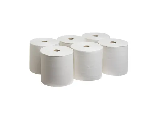 Scott 6665 Performance Handdoekrol Wit 1-Laags 6 rollen